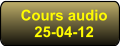 Cours audio 25-04-12