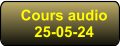 Cours audio 25-05-24