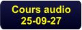 Cours audio 25-09-27