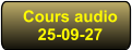 Cours audio 25-09-27