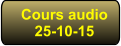 Cours audio 25-10-15