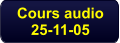 Cours audio 25-11-05