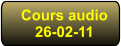 Cours audio 26-02-11