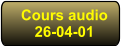 Cours audio 26-04-01