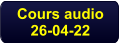 Cours audio 26-04-22