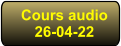 Cours audio 26-04-22