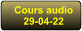 Cours audio 29-04-22