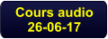 Cours audio 26-06-17