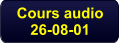 Cours audio 26-08-01