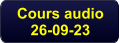 Cours audio 26-09-23